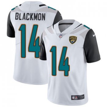Nike Jacksonville Jaguars #14 Justin Blackmon White Men's Stitched NFL Vapor Untouchable Limited Jersey