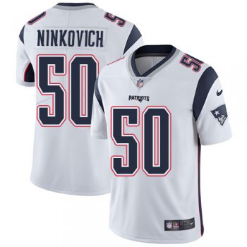 Nike New England Patriots #50 Rob Ninkovich White Men's Stitched NFL Vapor Untouchable Limited Jersey