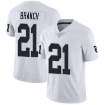 Men's Las Vegas Raiders #21 Cliff Branch White Vapor Untouchable Stitched NFL Nike Limited Jersey