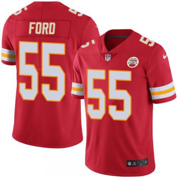 Nike Chiefs #55 Dee Ford Red Team Color Men's Stitched NFL Vapor Untouchable Limited Jersey
