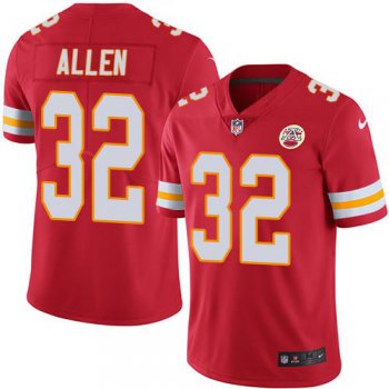 Nike Kansas City Chiefs #32 Marcus Allen Red Team Color Men's Stitched NFL Vapor Untouchable Limited Jersey
