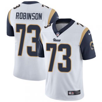 Nike Los Angeles Rams #73 Greg Robinson White Men's Stitched NFL Vapor Untouchable Limited Jersey