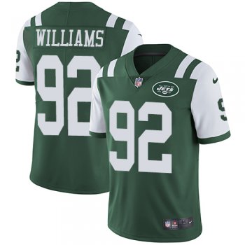 Nike New York Jets #92 Leonard Williams Green Team Color Men's Stitched NFL Vapor Untouchable Limited Jersey