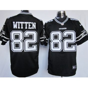 Nike Dallas Cowboys #82 Jason Witten Black Game Jersey