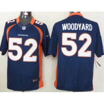 Nike Denver Broncos #52 Wesley Woodyard Blue Limited Jersey