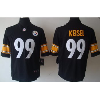 Nike Pittsburgh Steelers #99 Brett Keisel Black Limited Jersey