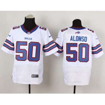 Nike Buffalo Bills #50 Kiko Alonso 2013 White Elite Jersey