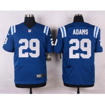Men's Indianapolis Colts #29 Mike Adams Royal Blue Team Color NFL Nike Elite Jersey