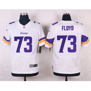 Men's Minnesota Vikings #73 Sharrif Floyd White Road NFL Nike Elite Jersey