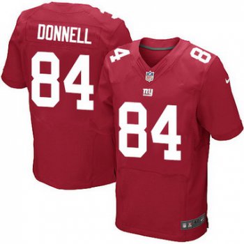 Men's New York Giants #84 Larry Donnell Red Alternate NFL Nike Elite Jersey