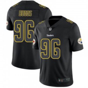 Men's Pittsburgh Steelers #96 Isaiah Buggs Limited Black Impact Jersey