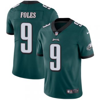 Nike Eagles #9 Nick Foles Midnight Green Team Color Men's Stitched NFL Vapor Untouchable Limited Jersey