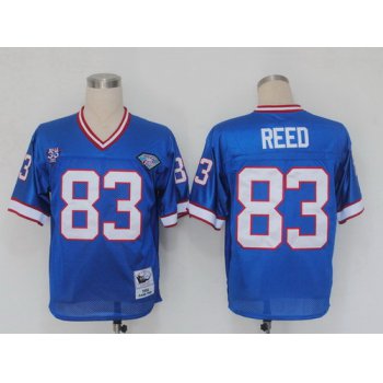 Buffalo Bills #83 Andre Reed Blue Throwback Jersey