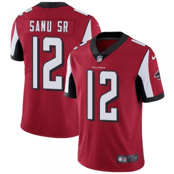 Nike Atlanta Falcons #12 Mohamed Sanu Sr Red Team Color Men's Stitched NFL Vapor Untouchable Limited Jersey