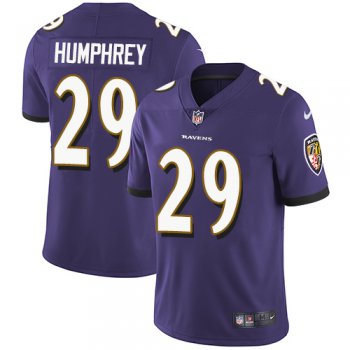Nike Baltimore Ravens #29 Marlon Humphrey Purple Team Color Men's Stitched NFL Vapor Untouchable Limited Jersey