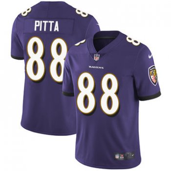 Nike Baltimore Ravens #88 Dennis Pitta Purple Team Color Men's Stitched NFL Vapor Untouchable Limited Jersey