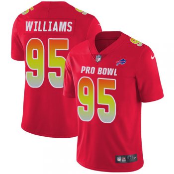 Nike Buffalo Bills #95 Kyle Williams Red Men's Stitched NFL Limited AFC 2019 Pro Bowl Jersey