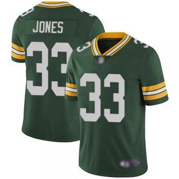 Men's Green Bay Packers #33 Aaron Jones Green Vapor Untouchable Limited Jersey