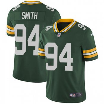 Men's Green Bay Packers #94 Preston Smith Limited Team Color Vapor Untouchable Nike Green Jersey