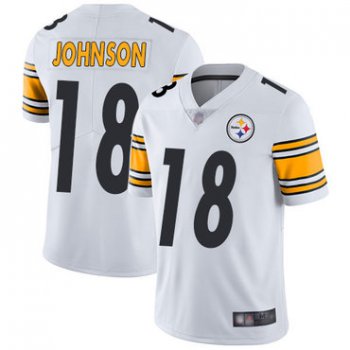 Steelers #18 Diontae Johnson White Men's Stitched Football Vapor Untouchable Limited Jersey