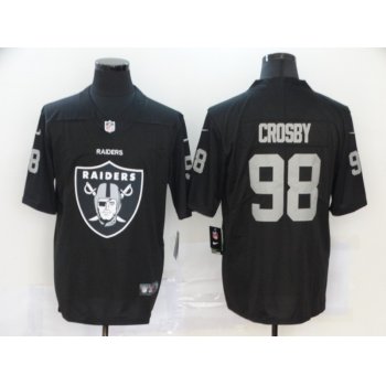 Men's Las Vegas Raiders #98 Maxx Crosby Black 2020 Big Logo Vapor Untouchable Stitched NFL Nike Fashion Limited Jersey