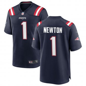 Men's New England Patriots #1 Cam Newton Navy Blue 2020 NEW Vapor Untouchable Stitched NFL Nike Limited Jersey