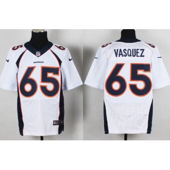 Nike Denver Broncos #65 Louis Vasquez 2013 White Elite Jersey