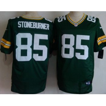 Nike Green Bay Packers #85 Jake Stoneburner Green Elite Jersey