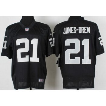 Nike Oakland Raiders #21 Maurice Jones-Drew Black Elite Jersey