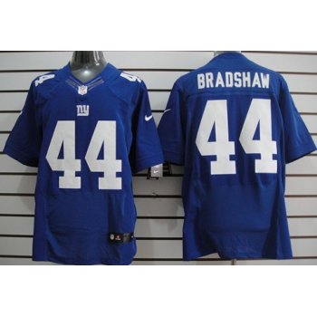 Nike New York Giants #44 Ahmad Bradshaw Blue Elite Jersey