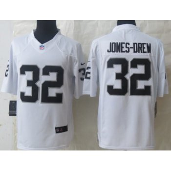 Nike Oakland Raiders #32 Maurice Jones-Drew White Limited Jersey