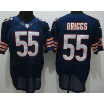 Nike Chicago Bears #55 Lance Briggs Blue Elite Jersey