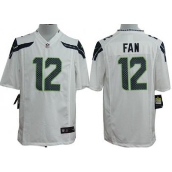 Nike Seattle Seahawks #12 Fan White Game Jersey