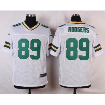 Men's Green Bay Packers #89 Richard Rodgers White Road NFL Nike Elite Jersey