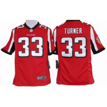 Nike Atlanta Falcons #33 Michael Turner Red Game Jersey
