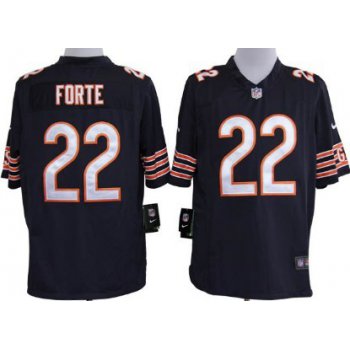 Nike Chicago Bears #22 Matt Forte Blue Game Jersey