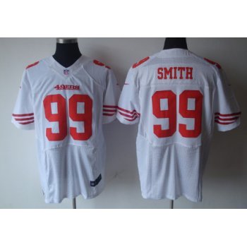 Nike San Francisco 49ers #99 Aldon Smith White Elite Jersey