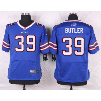 Men's Buffalo Bills #39 Mario Butler Royal Blue Team Color NFL Nike Elite Jersey