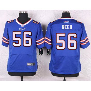 Men's Buffalo Bills #56 Cedric Reed Royal Blue Team Color NFL Nike Elite Jersey