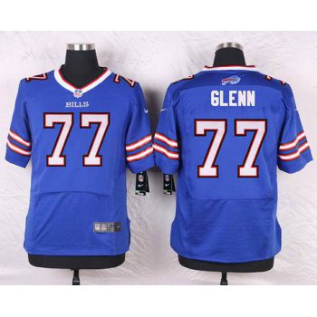 Men's Buffalo Bills #77 Cordy Glenn Royal Blue Team Color NFL Nike Elite Jersey