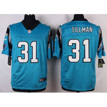 Men's Carolina Panthers #31 Charles Tillman Light Blue Alternate NFL Nike Elite Jersey