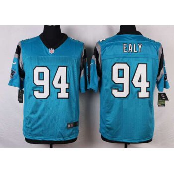 Men's Carolina Panthers #94 Kony Ealy Light Blue Alternate NFL Nike Elite Jersey