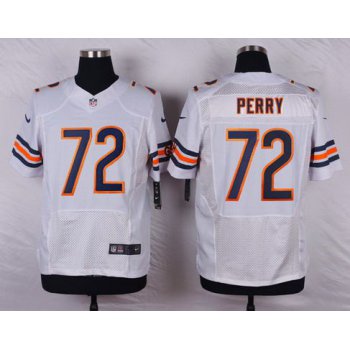 Men's Chicago Bears #72 William Perry White Retired Player NFL Nike Elite Jerse