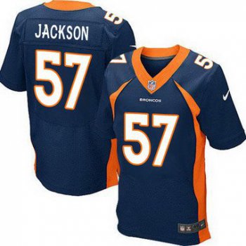 Men's Denver Broncos #57 Tom Jackson Navy Blue Retired Player NFL Nike Elite Jersey