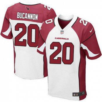 Men's Arizona Cardinals #20 Deone Bucannon White Road NFL Nike Elite Jersey