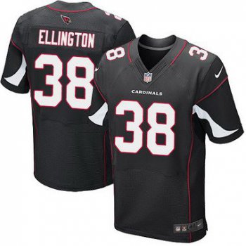 Men's Arizona Cardinals #38 Andre Ellington Black Alternate NFL Nike Elite Jersey