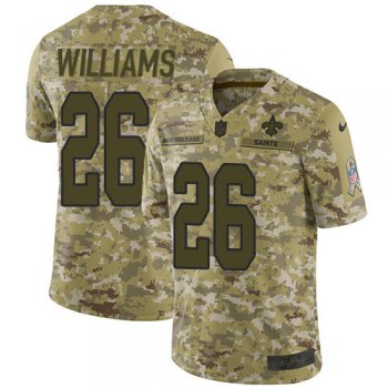 Nike New Orleans Saints #26 P.J. Williams Camo Men's Stitched NFL Limited 2018 Salute To Service Jersey