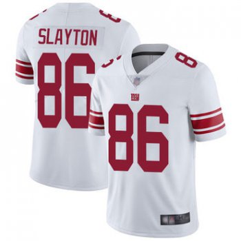 Giants #86 Darius Slayton White Men's Stitched Football Vapor Untouchable Limited Jersey