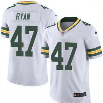 Men's Green Bay Packers #47 Jake Ryan White 2016 Color Rush Stitched NFL Nike Limited Jersey