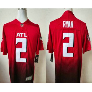 Men's Atlanta Falcons #2 Matt Ryan Red 2020 NEW Vapor Untouchable Stitched NFL Nike Limited Jersey